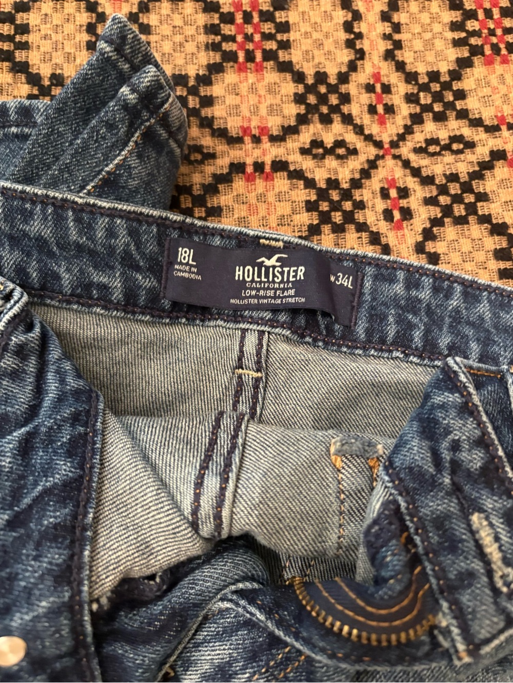 Hollister Women's Blue Bootcut Jeans